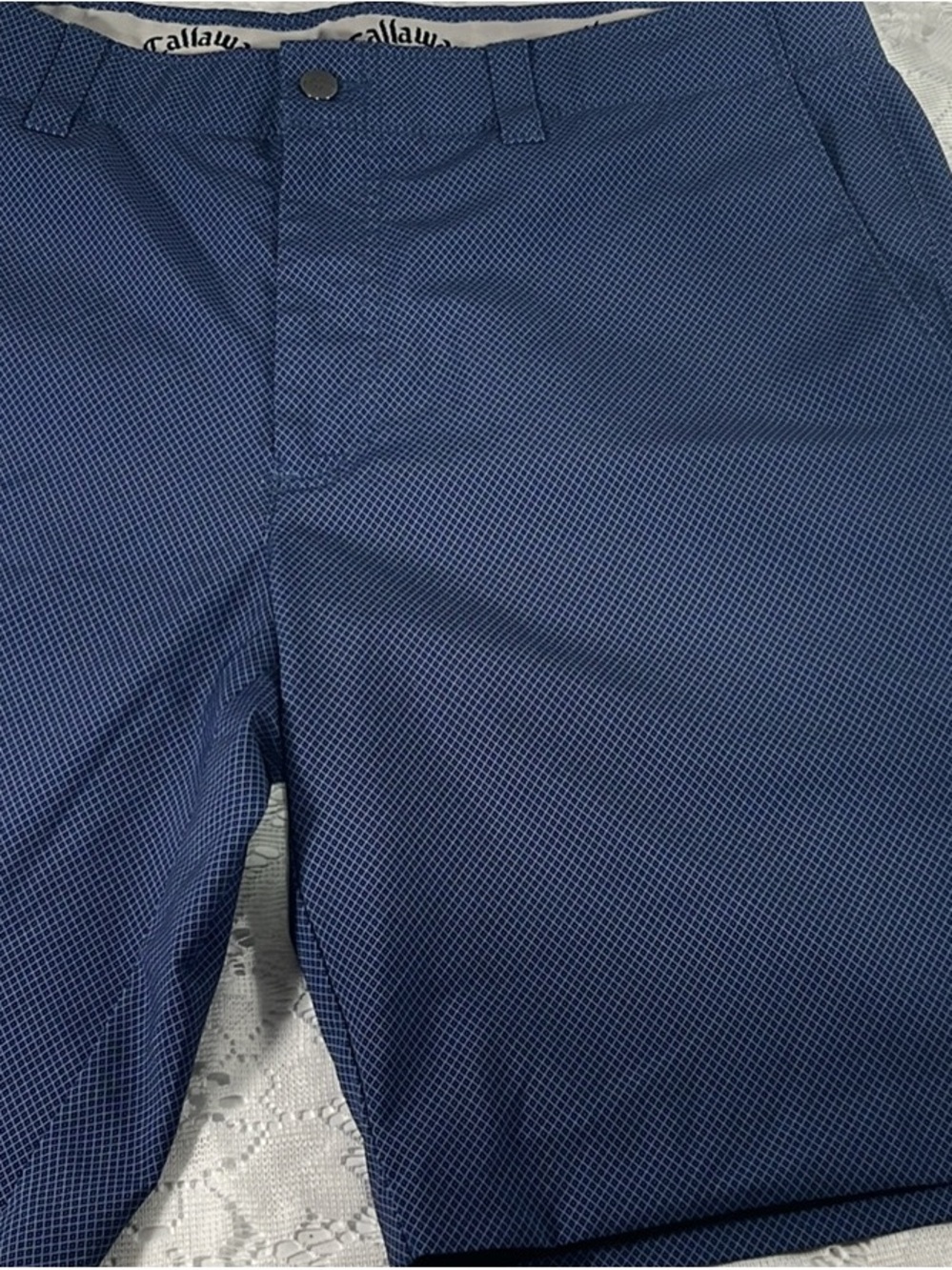 Callaway Men’s Navy Geometric Golf Shorts